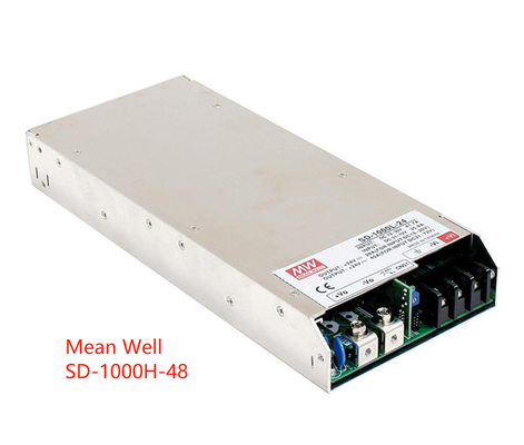 Ενότητα SD-1000h-48 48Vdc 1000W παροχής ηλεκτρικού ρεύματος Meanwell 1.15CUFT