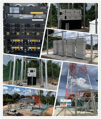 16KW 24KW τηλεπικοινωνιακό υβριδικό σύστημα με MPPT και ηλιακή μονάδα Eltek μάρκα 241119.650 241115.650