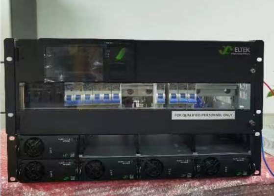 Ελτέκ 48Vdc 19 ιντσών 5U Telecom 16kw 300A CTO System Smartpack Touch Controller με διακόπτες διανομής
