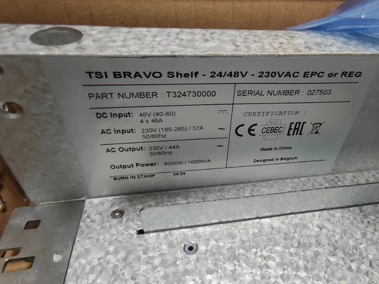 ΤΠΔ ισχύος CE+T BRAVO 24/48V 230VAC 2U ισχύος Ρίχτης για 19 ιντσών ντουλάπι P/N T324730000