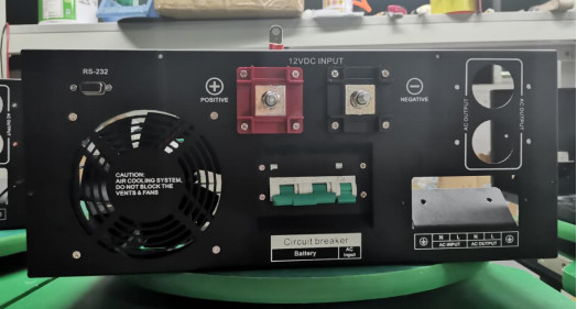 DC AC μετατροπέας 19 ιντσών 4RU Rack Type 12Vdc εισροή προς έξοδο 220Vac Custom -Made 3kw μετατροπέας μονάδα