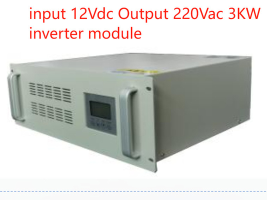 DC AC μετατροπέας 19 ιντσών 4RU Rack Type 12Vdc εισροή προς έξοδο 220Vac Custom -Made 3kw μετατροπέας μονάδα