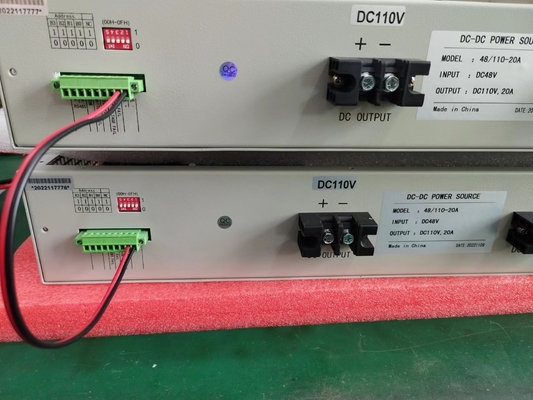 OEM ODM 19 ιντσών DC DC μετατροπείς εισόδου 110vdc εξόδου 48vdc 960W D20-10-18