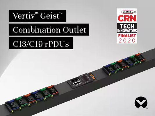 Vertiv Geist GU1 Smart PDU 16A/32A Διανομή Ενέργειας Rack Κέντρου Δεδομένων με Θύρες C13/C19 Παρακολούθηση σε Πραγματικό Χρόνο Προστασία Υπερφόρτισης