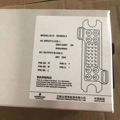 Αρχικό EMERSON HD4825-3 48V 25A Μονάδα Ανορθωτή Τροφοδοσίας Επικοινωνιών