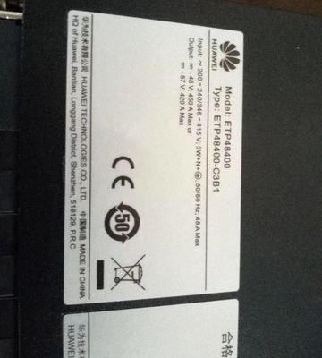 Huawei ETP48400-C3b1 Ενσωματωμένη παροχή ρεύματος με διακόπτη 48V400A Ενότητα διορθωτή