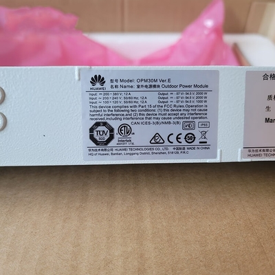 Huawei OPM30M Εξωτερική Μονάδα Ισχύος 48V Εξωτερική Αδιάβροχη Τροφοδοσία Μεταγωγής 2000W Βάσης Σταθμού AC σε DC