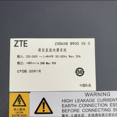 ZTE ZXDU48 B900 V5.0 Σύστημα Τροφοδοσίας Επικοινωνιών DC 48V90A AC σε Εξοπλισμό Άμεσης Επικοινωνίας