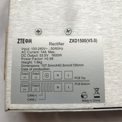 ZTE 48V 48/1500w ZXD1500v4.0 48v 3000w 48v 220v AC έως 48v DC μονάδα διορθωτή