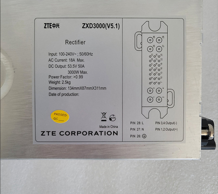 ZTE ZXD3000 V5.6 V5.5 Μονάδα Τροφοδοσίας Επικοινωνίας 48V50A AC-DC Υψηλής Απόδοσης Ανορθωτής 3000W