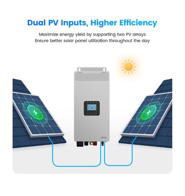 HP-AHP20A 3KW 3.5KW Home Off Grid Ηλιακός μετατροπέας 3500W Υψηλής συχνότητας Καθαρός ηλιακός μετατροπέας κυμάτων με WIFi Optiona