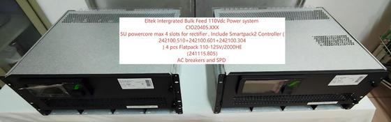 Eltek Flatpack2 110Vdc 8KW Σύστημα τροφοδοσίας DC CIO20405.XXX Σύστημα με Flatpack 110-125V/2000HE 241115.805 241119.805