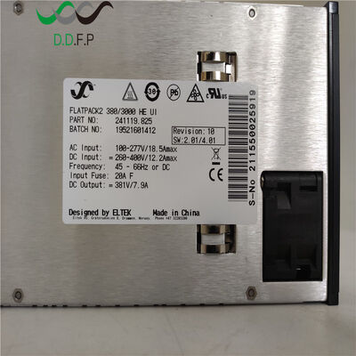 Eltek Flatpack2 380/3000 Rectifier Module with 96,2% Efficiency380Vdc High Voltage Output ( P/N: 241119.825)
