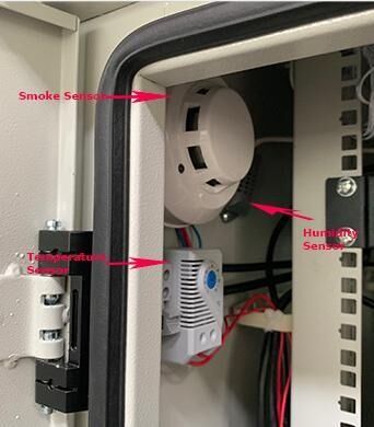 Εξατομικευμένο γαλβανισμένο χάλυβα πάχους 1,5 mm Περίβλημα υπαίθριου ντουλαπιού 14U με κλιματιστικό 1500W για αποθήκευση μπαταρίας τηλεπικοινωνιακού σταθμού