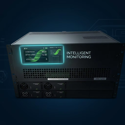 FP2 48V 12KW 6KVA 230V 5U ενσωματωμένο σύστημα ηλεκτρικής ενέργειας για σταθμό βάσης με προστασία SPD από υπερτάσεις
