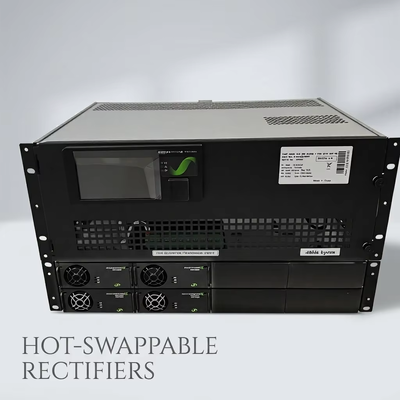 Προσαρμόσιμο βιομηχανικό σύστημα FP2 48V 12KW + 6KVA 230V 5U ενσωματωμένο σύστημα ισχύος για σκληρό περιβάλλον