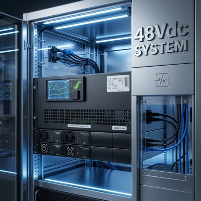 FP2 48V 12KW+6KVA 230V SPD BD 5U ολοκληρωμένη ενσωματωμένη λύση παροχής ρεύματος