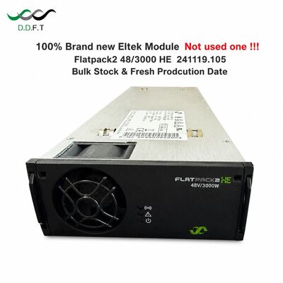 Ενότητα ανορθωτή Eltek Flatpack2 48/3000HE 3000W 48V Υψηλής Απόδοσης Εν θερμώ Αντικαταστάσιμη για Τηλεπικοινωνιακά Τροφοδοτικά