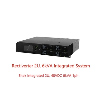 Το ηλεκτρικό σύστημα 48Vdc 8KW 230Vac 4KW 115Vac Rectiverter ενσωμάτωσε 2U 6kVA 1ph (CIOR0402.XXX)