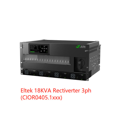Ηλεκτρικό σύστημα 110Vdc 6kVA 1ph ΜΒ τηλεπικοινωνιών πυρήνων δύναμης Rectiverter Eltek