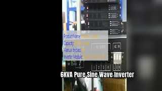 6KVA Rack Mount Inverter Pure Sine Wave Telecom Power