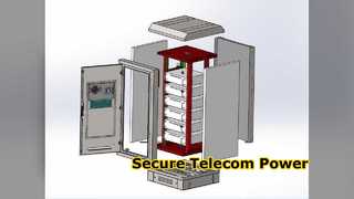 Secure Telecom Cabinet 30U 40U Anti-Theft Lock